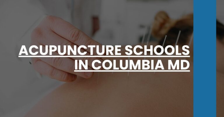 Acupuncture Schools in Columbia MD Feature Image