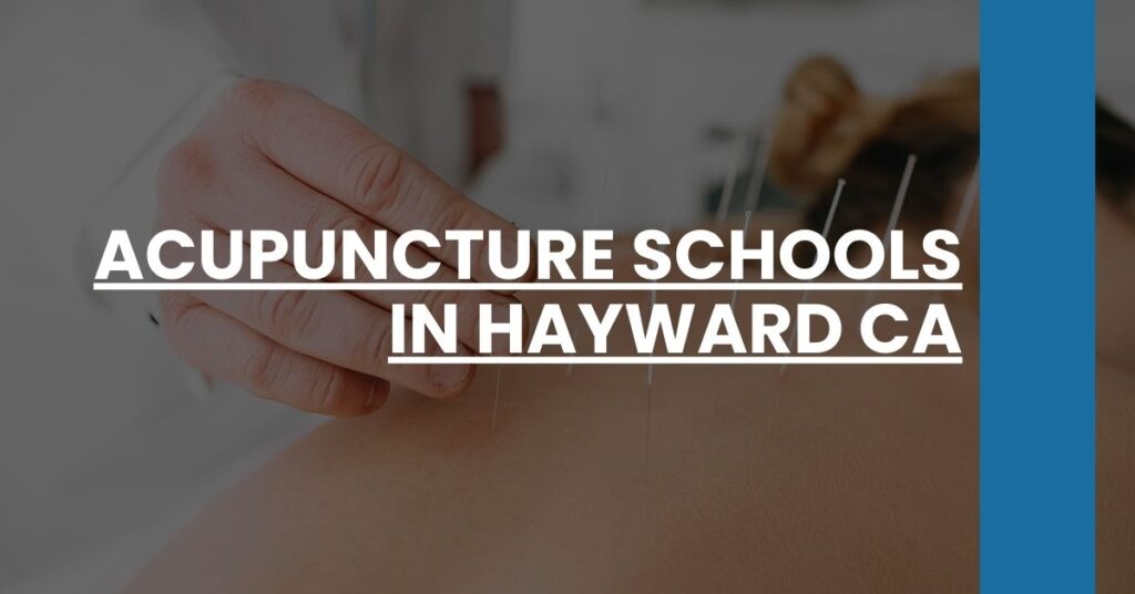 Acupuncture Schools in Hayward CA Feature Image