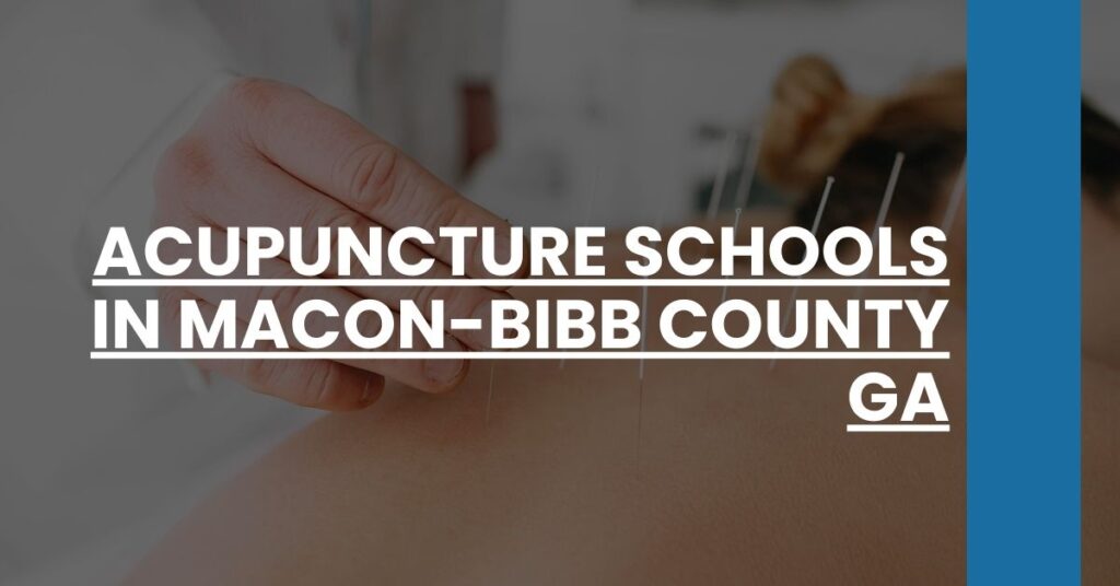 Acupuncture Schools in Macon-Bibb County GA Feature Image