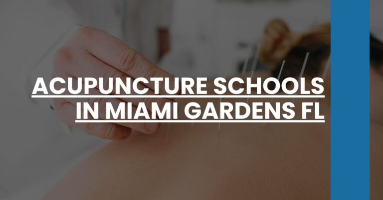 Acupuncture Schools in Miami Gardens FL Feature Image