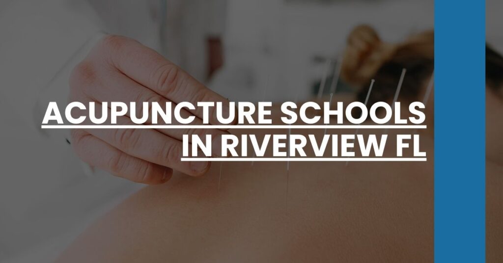 Acupuncture Schools in Riverview FL Feature Image