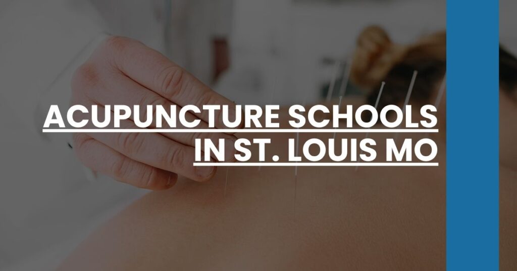 Acupuncture Schools in St. Louis MO Feature Image