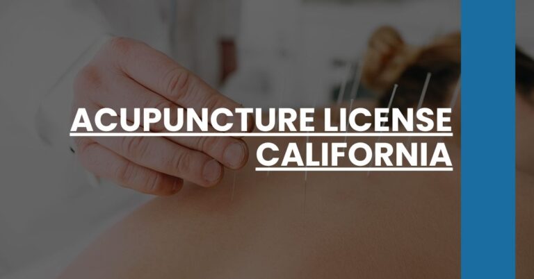 Acupuncture License California Feature Image