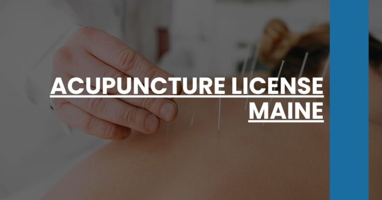 Acupuncture License Maine Feature Image