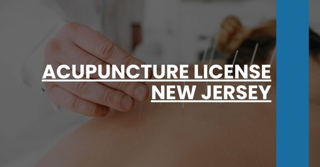 Acupuncture License New Jersey Feature Image